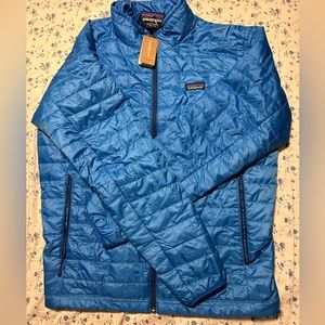 Patagonia Men’s Nano-Puff Coat Andes Blue XL NWT